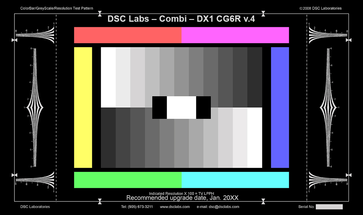 Combi – DX1 ColorBar / GrayScale